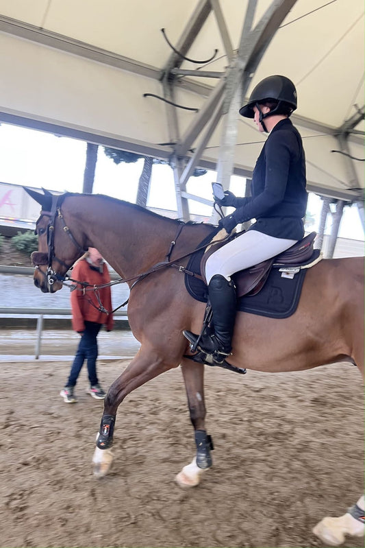Sparkle Black Jump Saddle Pad - BREIJA