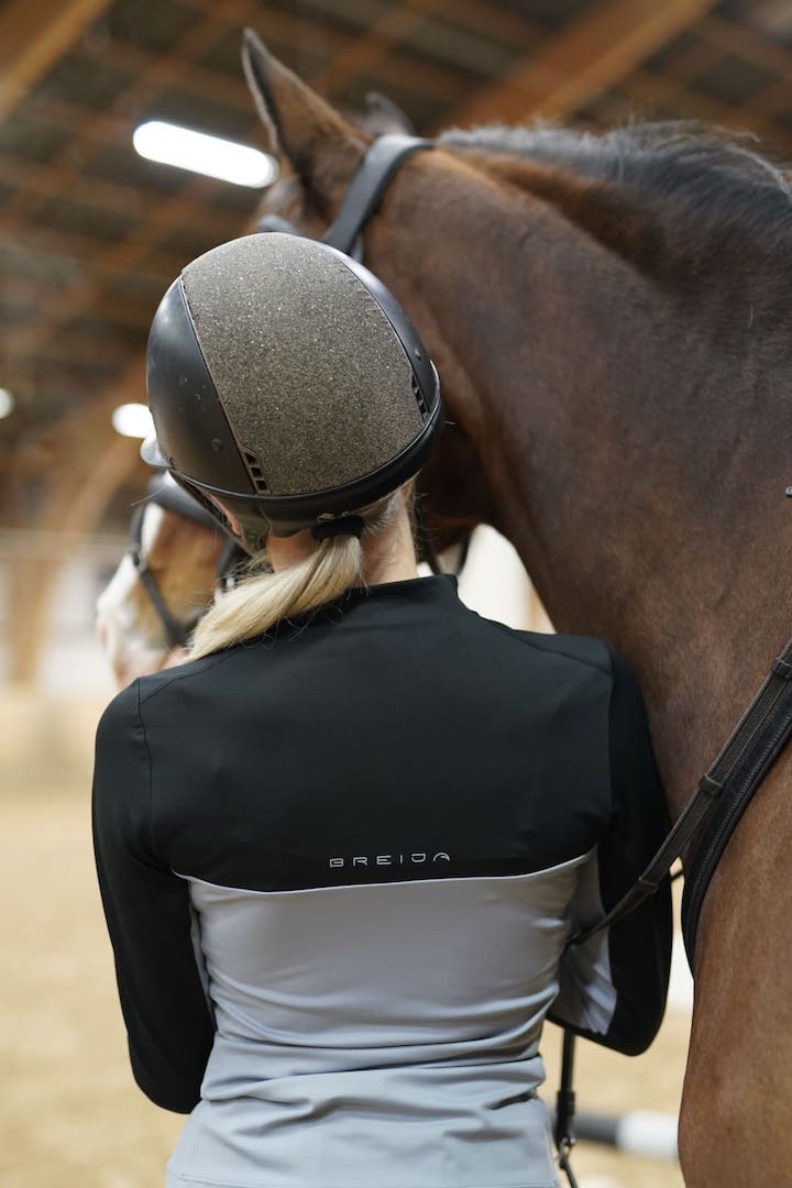 Ocala Black and Grey Top Long Sleeve - BREIJA