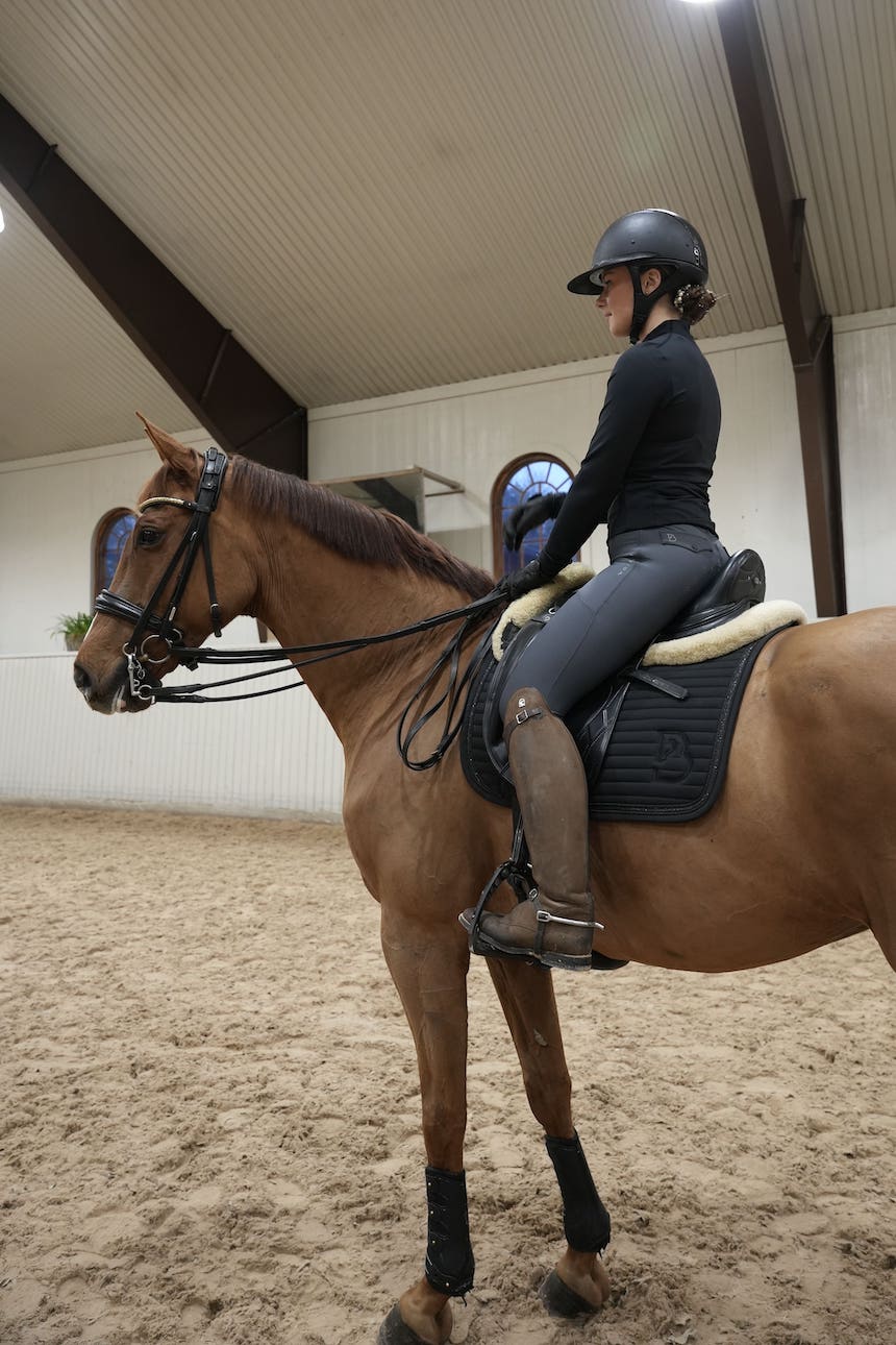 Sparkle Black Dressage Saddle Pad - BREIJA