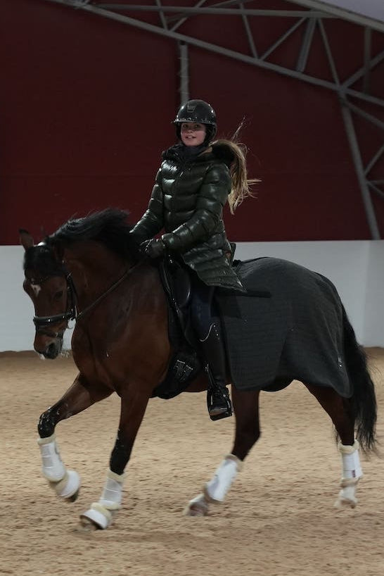 YR Lyon Winter Riding Jacket Khaki Green - BREIJA