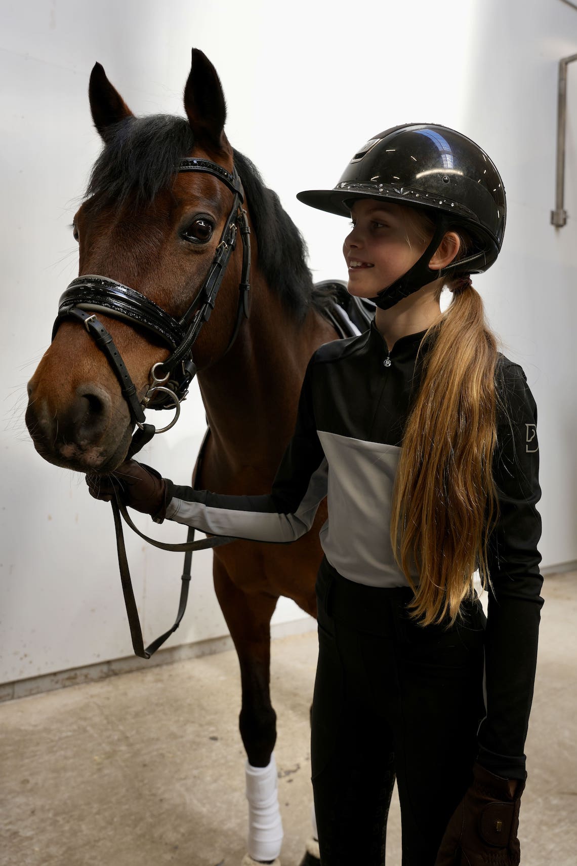 YR Ocala Black and Grey Top Long Sleeve - BREIJA