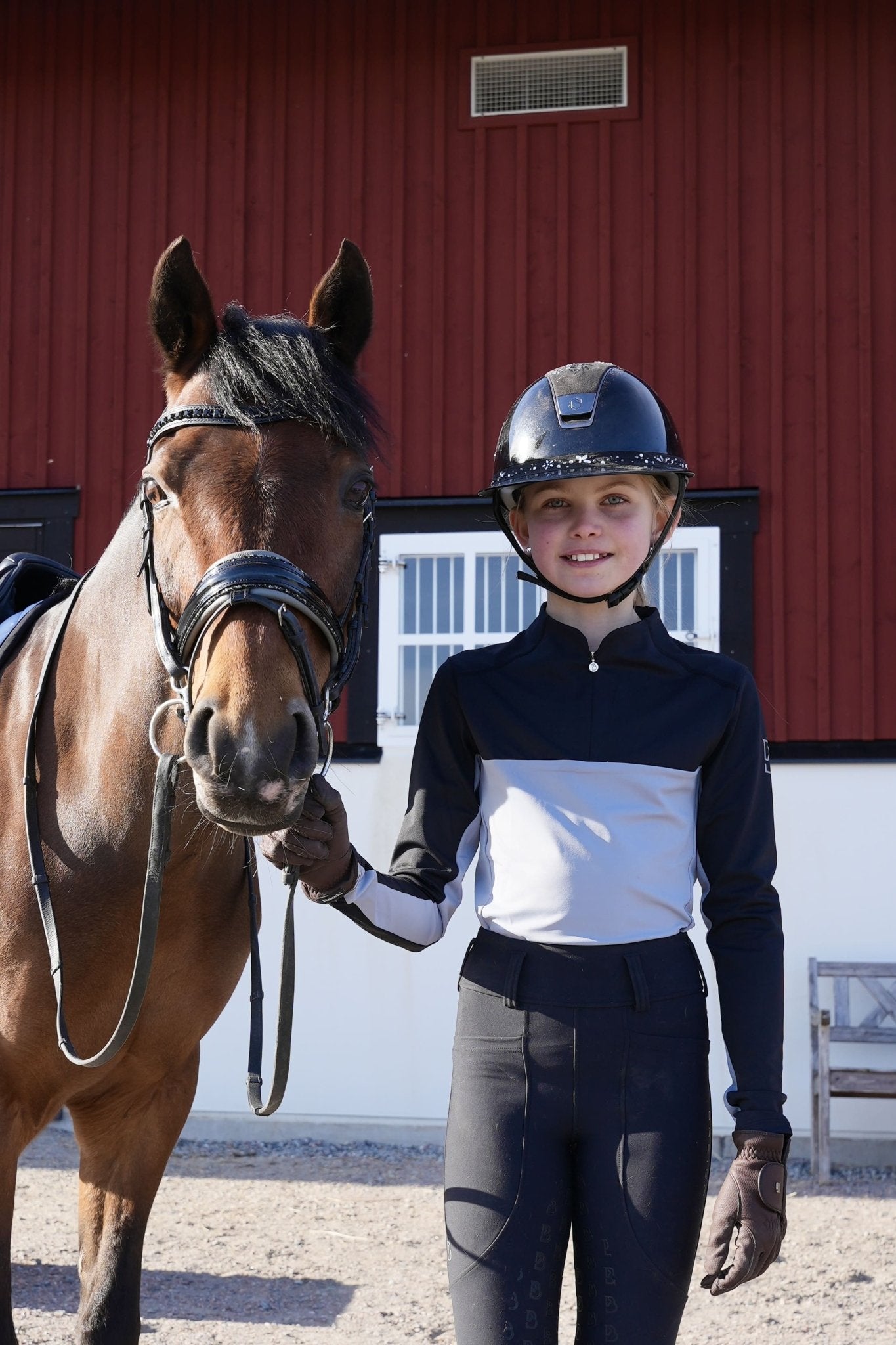 YR Ocala Black and Grey Top Long Sleeve - BREIJA