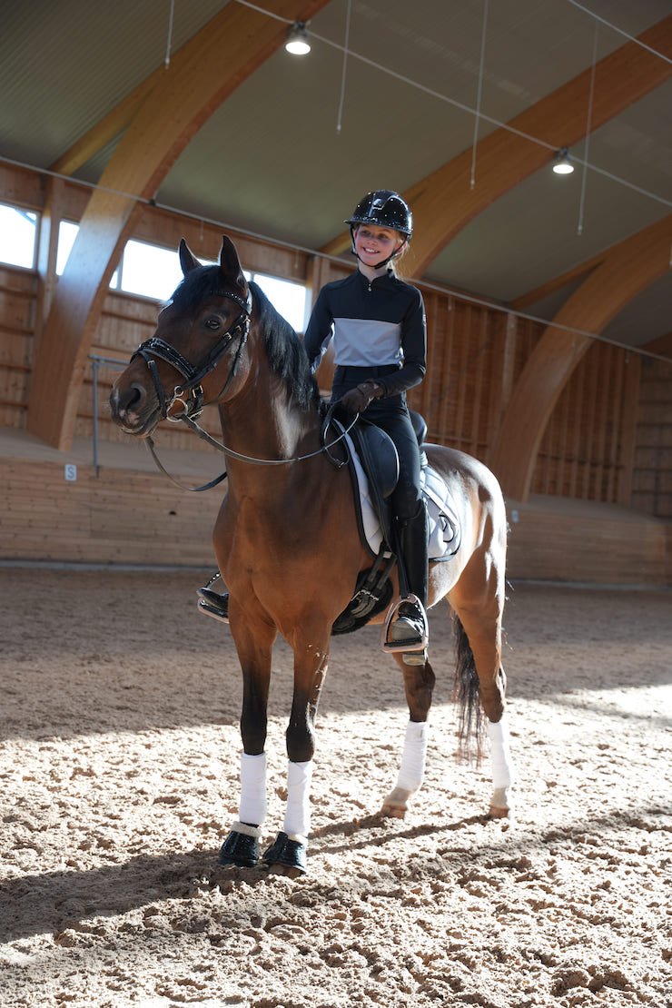 YR Ocala Black and Grey Top Long Sleeve - BREIJA