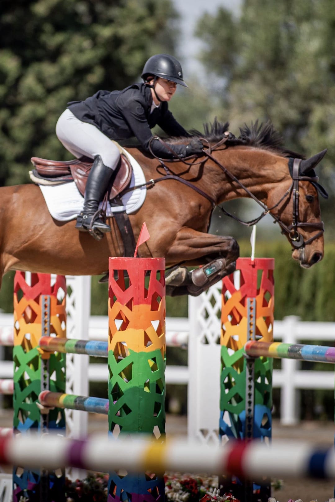 Sparkle White Jump Saddle Pad - BREIJA