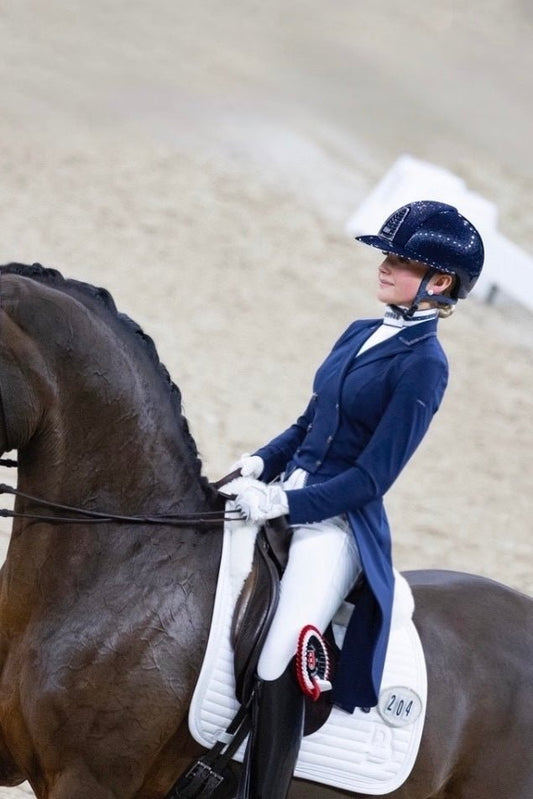 Sparkle White Dressage Saddle Pad - BREIJA