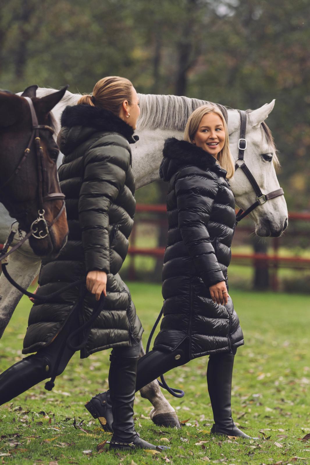 Lyon Winter Riding Jacket Khaki Green