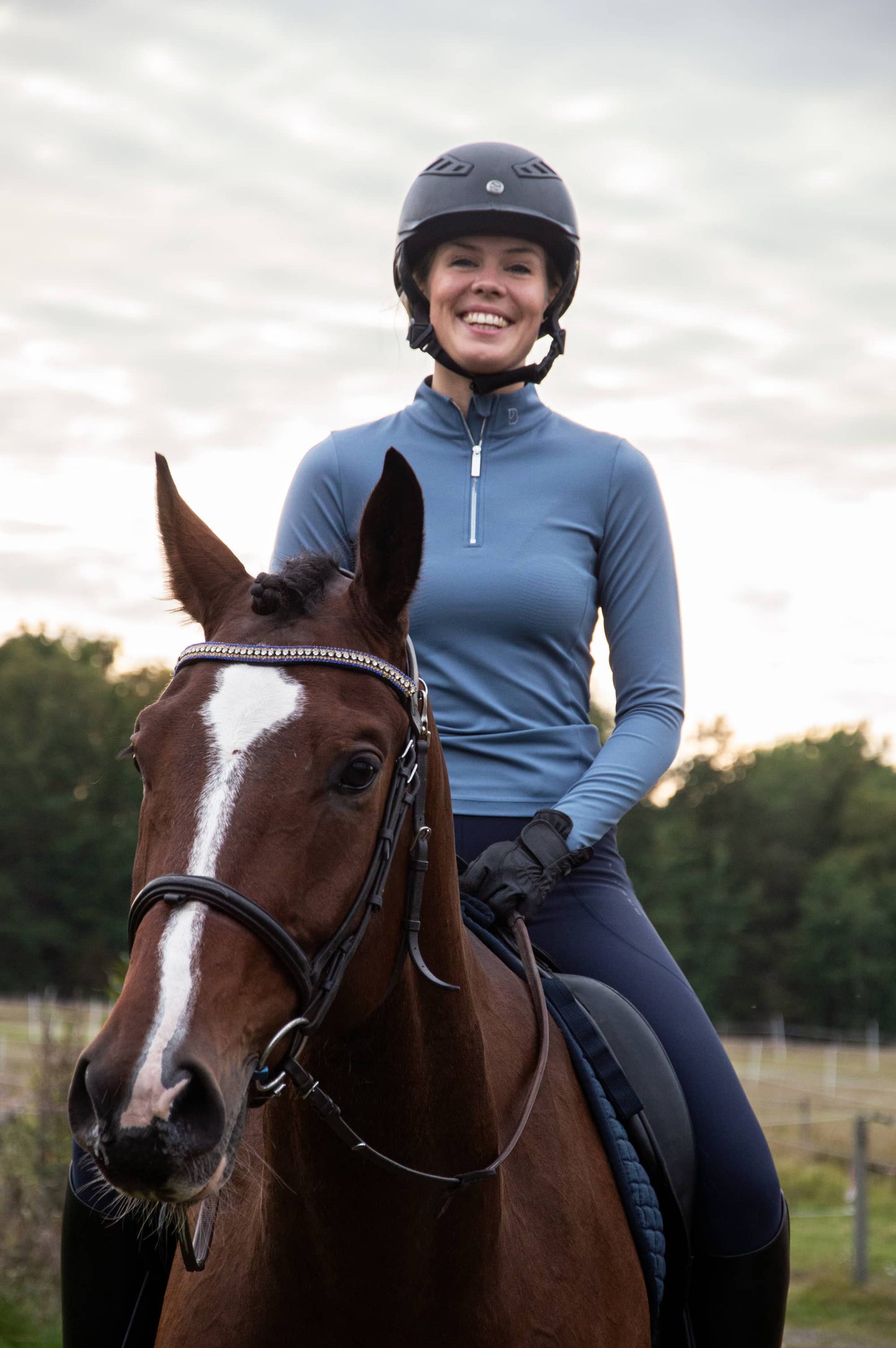 Ascot Blue Top - BREIJA