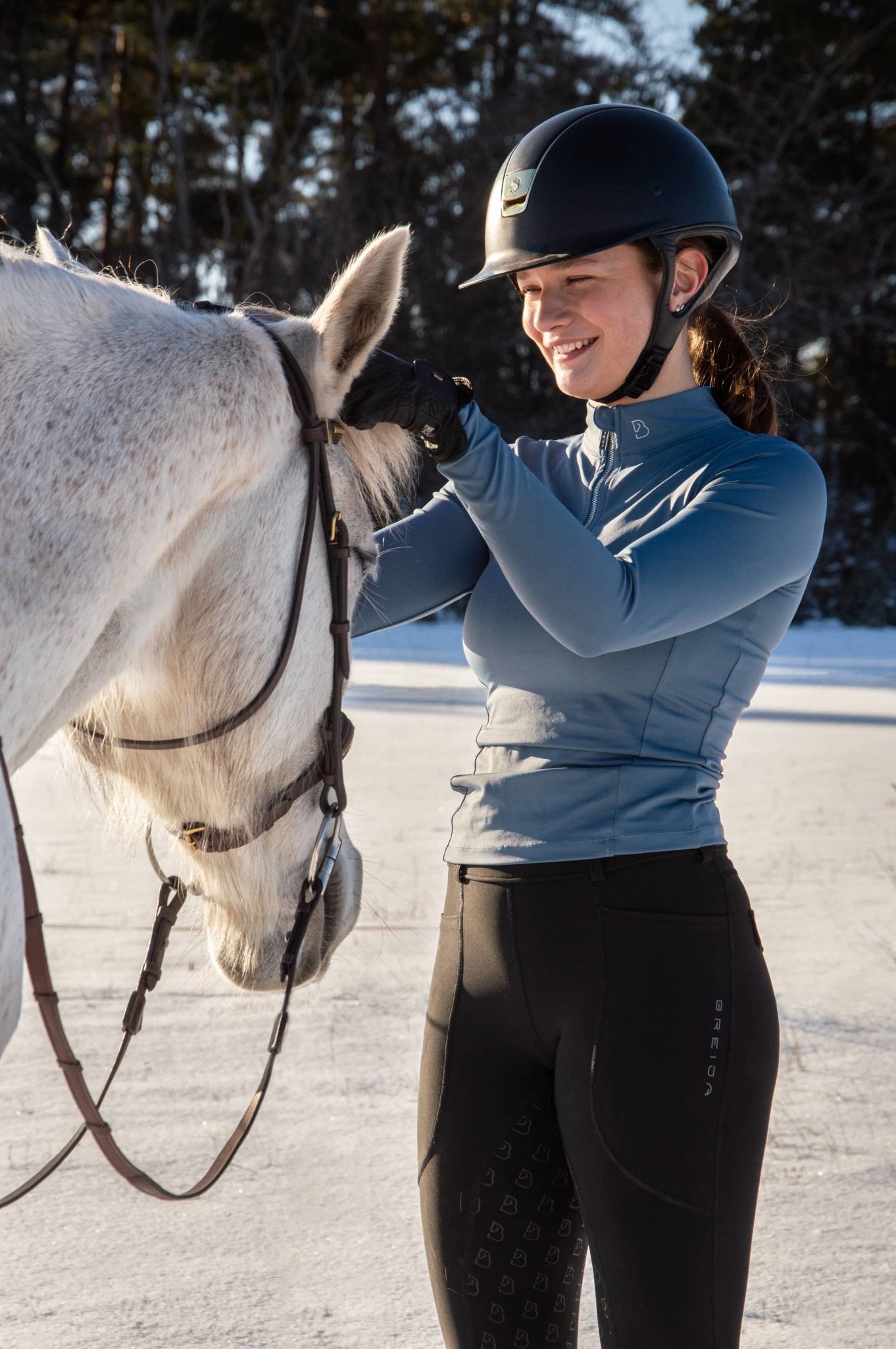 Ascot Blue Top - BREIJA