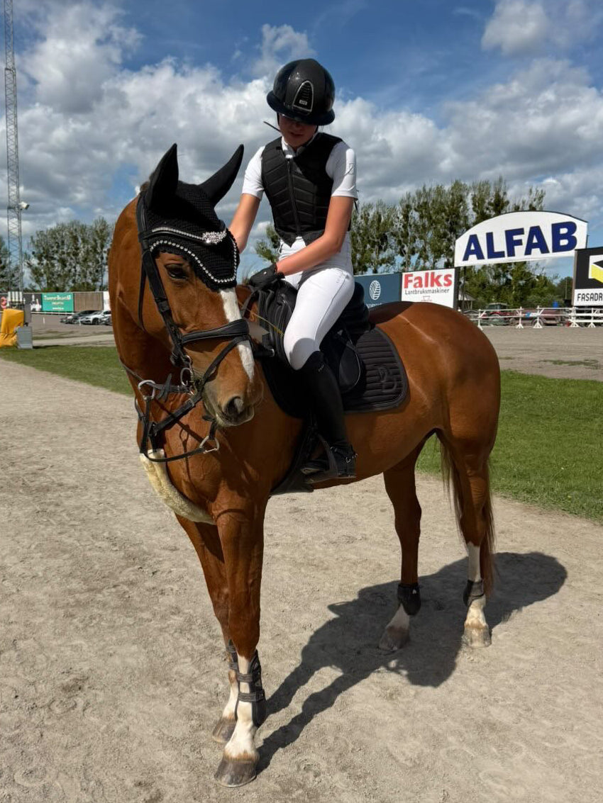 Glitter Svart Hoppschabrak