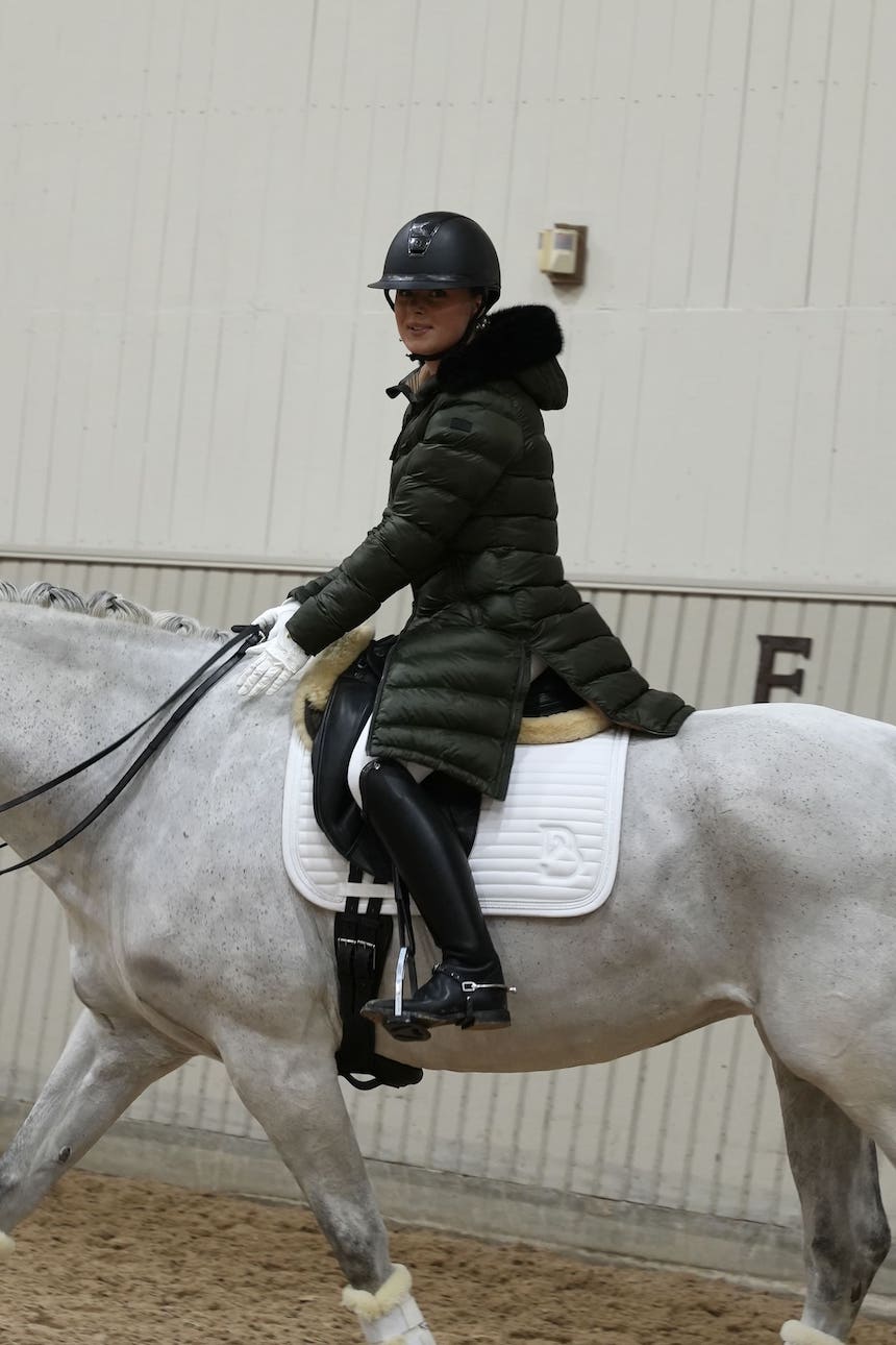 Sparkle White Dressage Saddle Pad - BREIJA