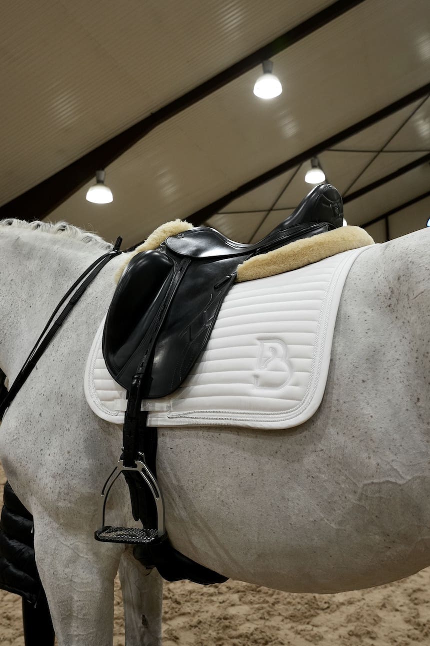 Sparkle White Dressage Saddle Pad - BREIJA