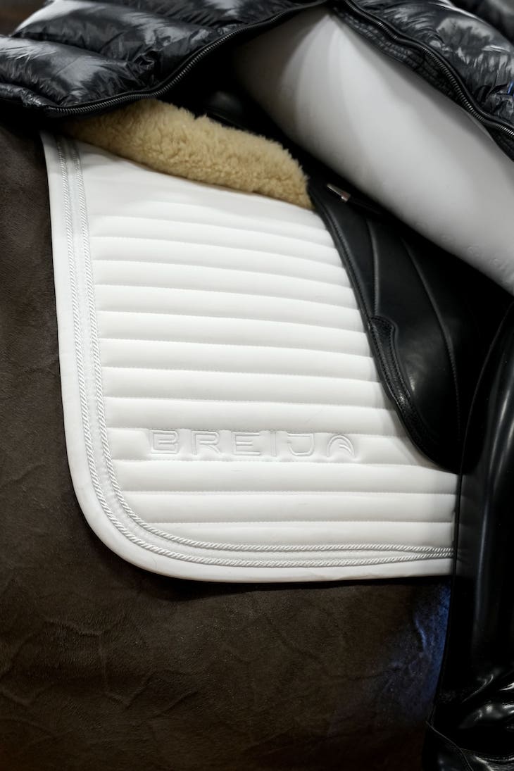 Sparkle White Dressage Saddle Pad - BREIJA