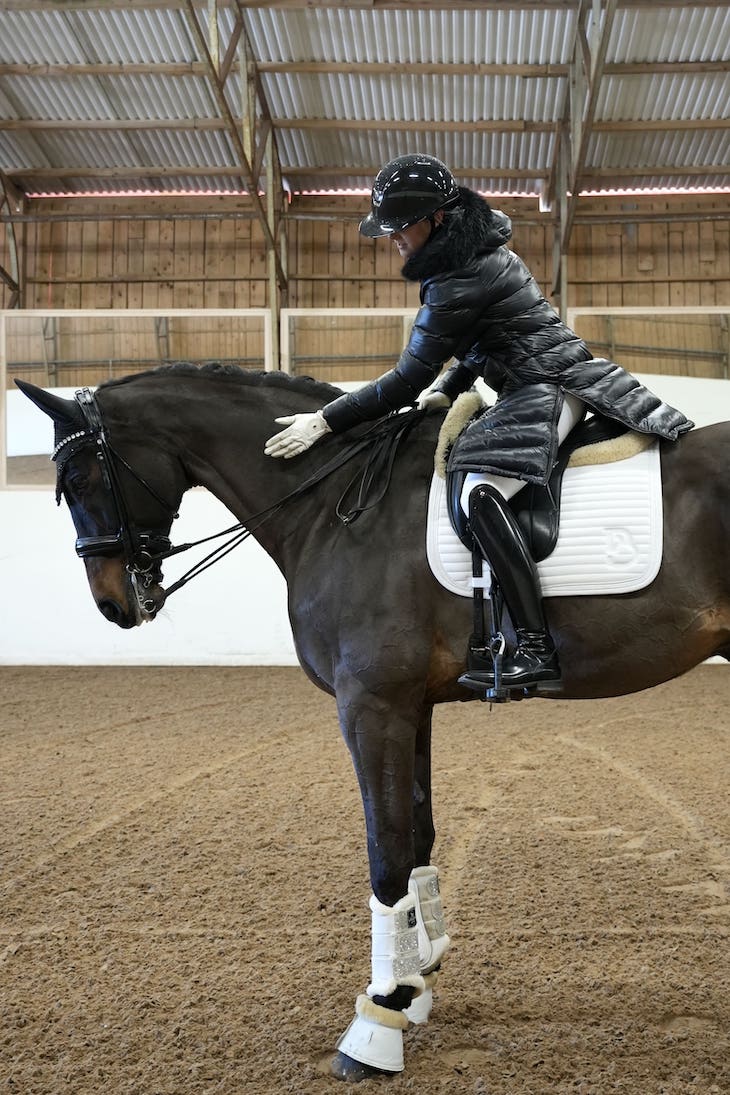 Sparkle White Dressage Saddle Pad - BREIJA