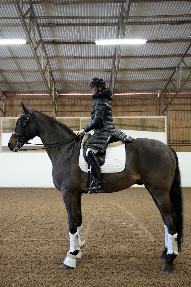 Sparkle White Dressage Saddle Pad - BREIJA