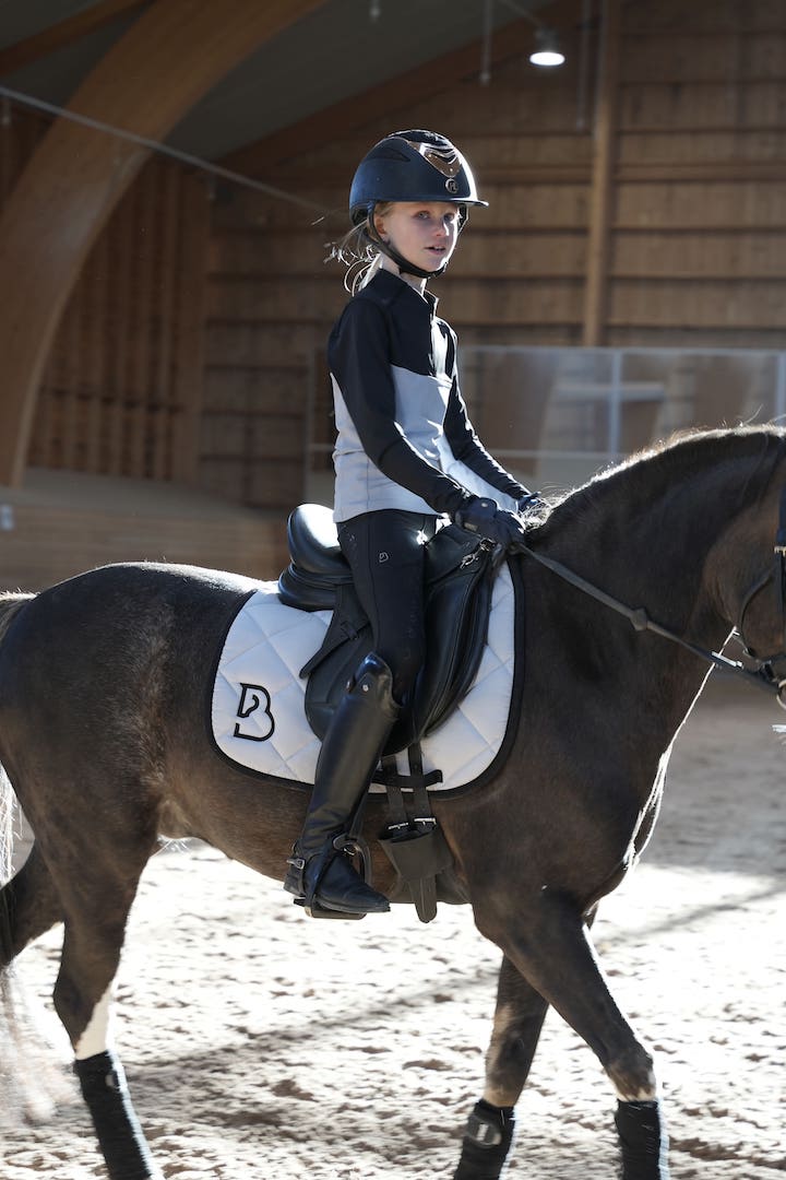 Arctic Grey Dressage Saddle Pad Pony - BREIJA