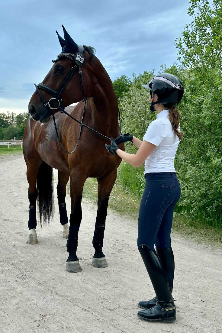 YR Flyinge Navy Breeches - BREIJA