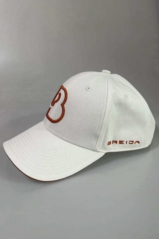 Aachen White and Orange Cap