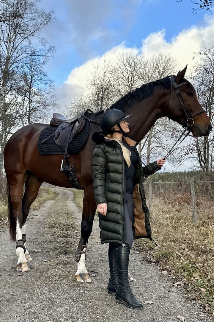 Lyon Winterreitjacke Khakigrün