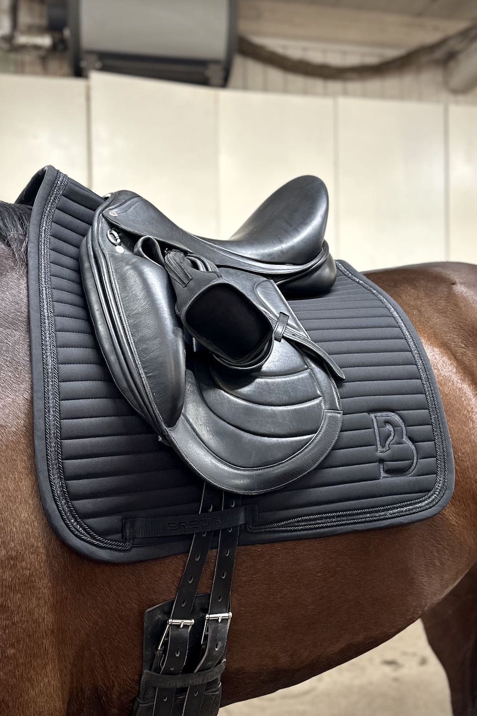 Sparkle Black Dressage Saddle Pad - BREIJA