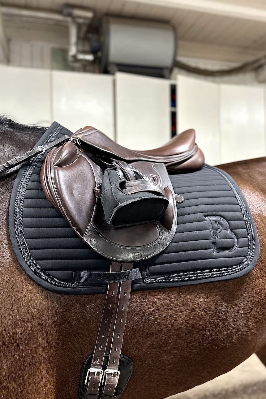 Sparkle Black Jump Saddle Pad - BREIJA