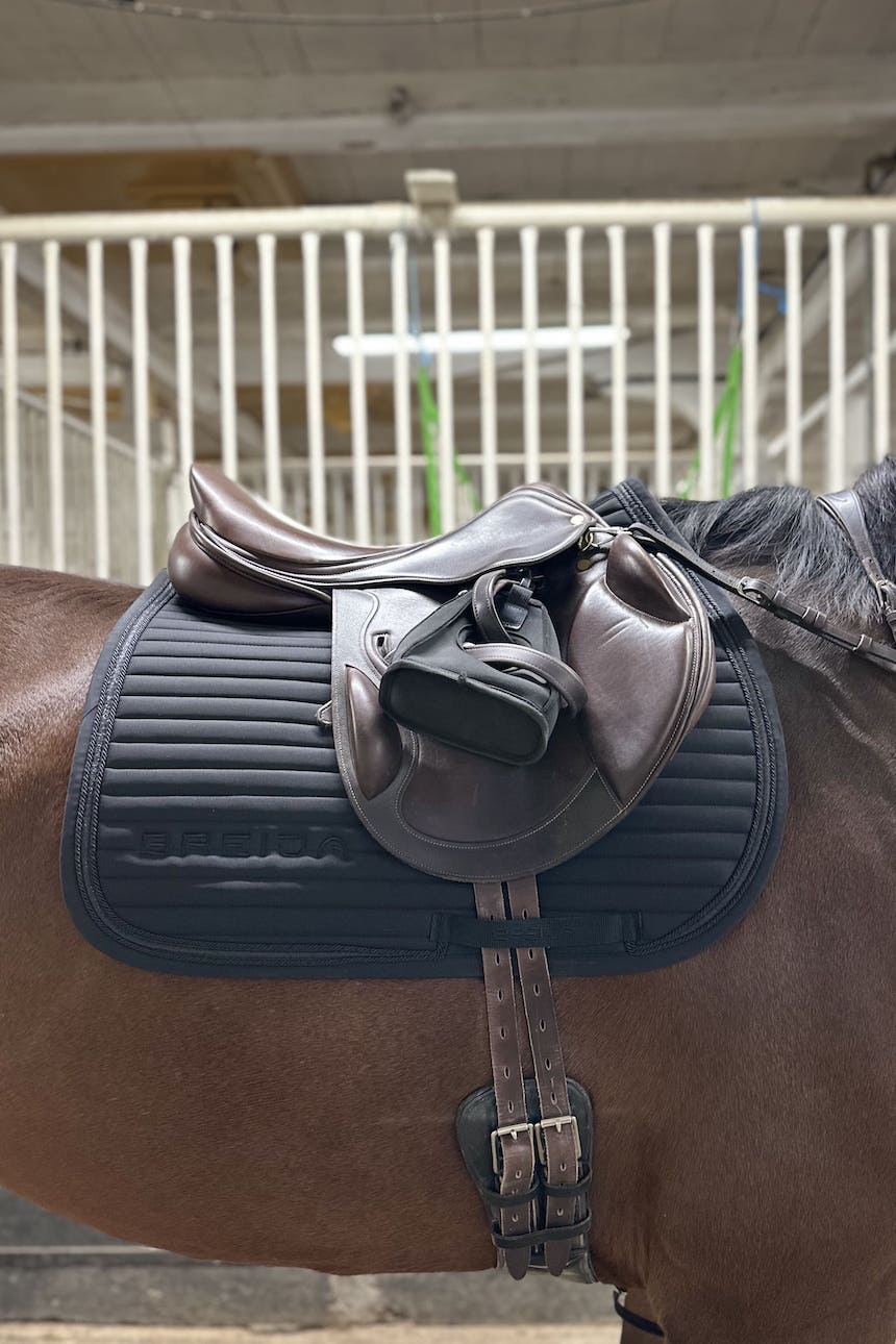 Sparkle Black Jump Saddle Pad - BREIJA