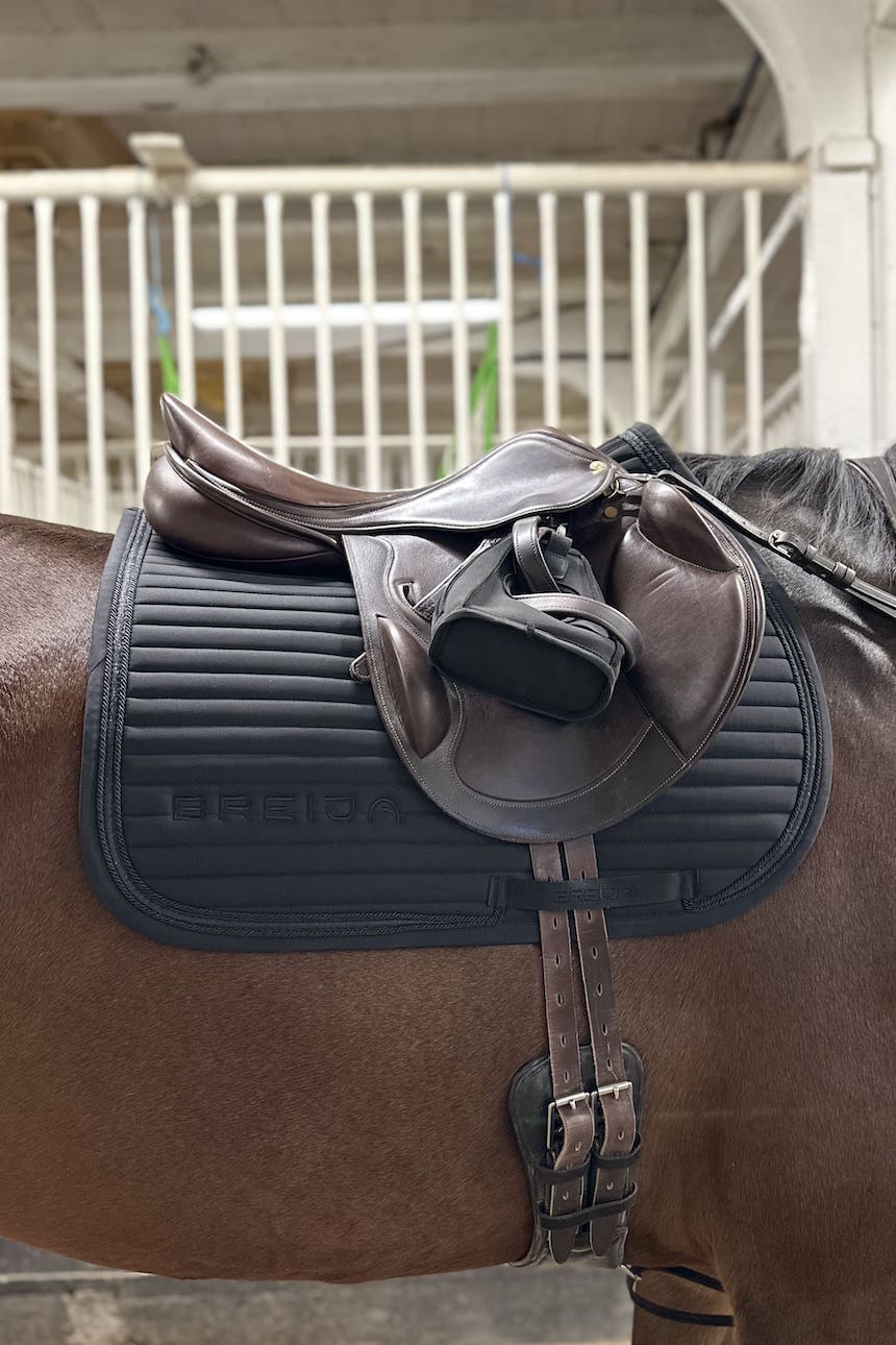 Sparkle Black Jump Saddle Pad - BREIJA