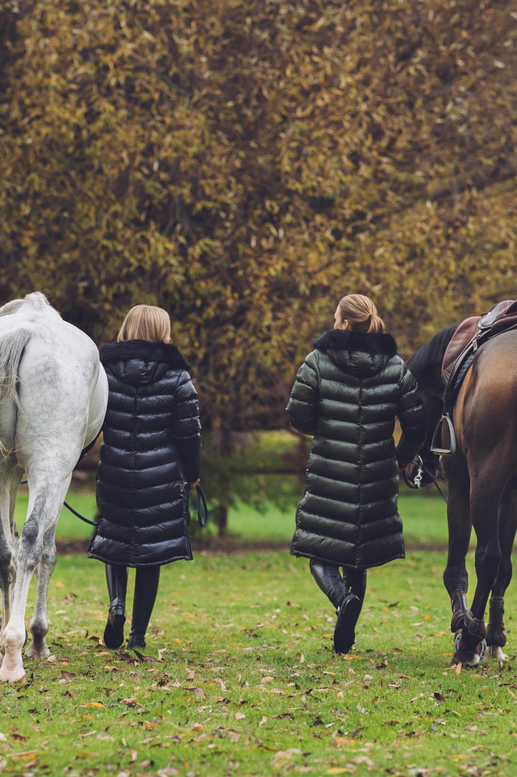 Lyon Winter Riding Jacket Khaki Green